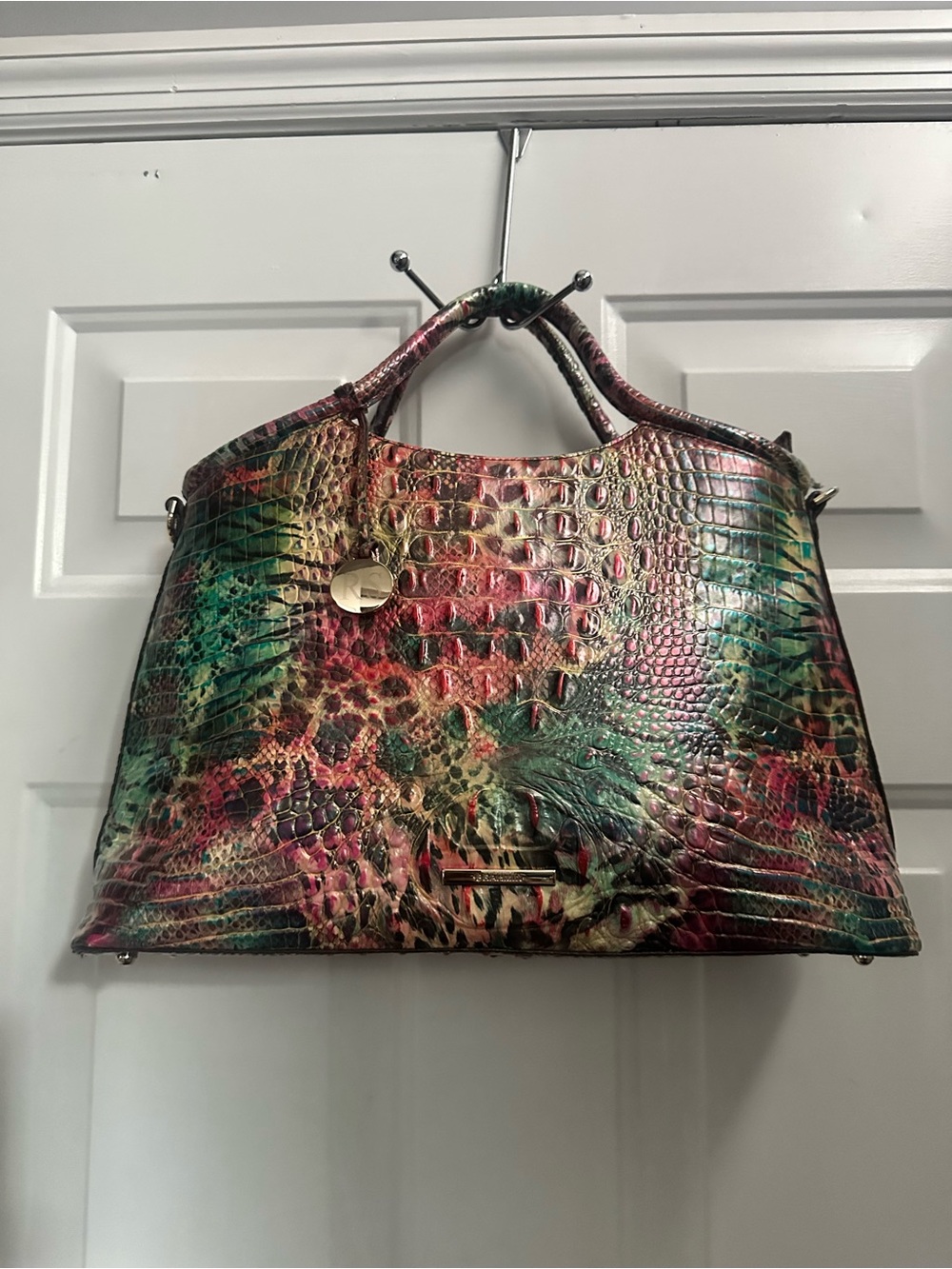 BRAHMIN Elaine Shapeshifter Melbourne Leather, w/o crossbody strap